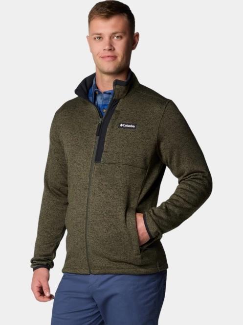 pulover polar pt. barbati Columbia Sweater Weather Full Zip verde 3
