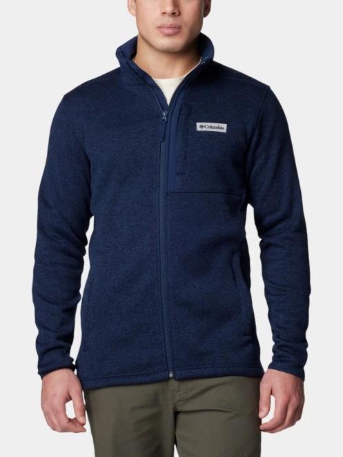 pulover polar pt. barbati Columbia Sweater Weather Full Zip albastru 2