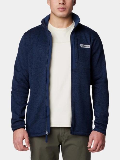 pulover polar pt. barbati Columbia Sweater Weather Full Zip albastru 5