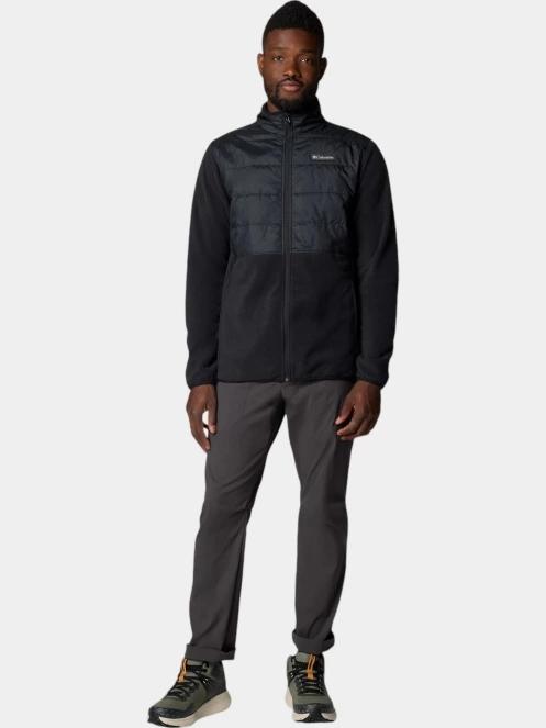 pulover polar pt. barbati Columbia Basin Butte Full Zip Fleece II negru 5