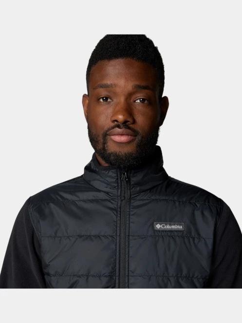 pulover polar pt. barbati Columbia Basin Butte Full Zip Fleece II negru 7