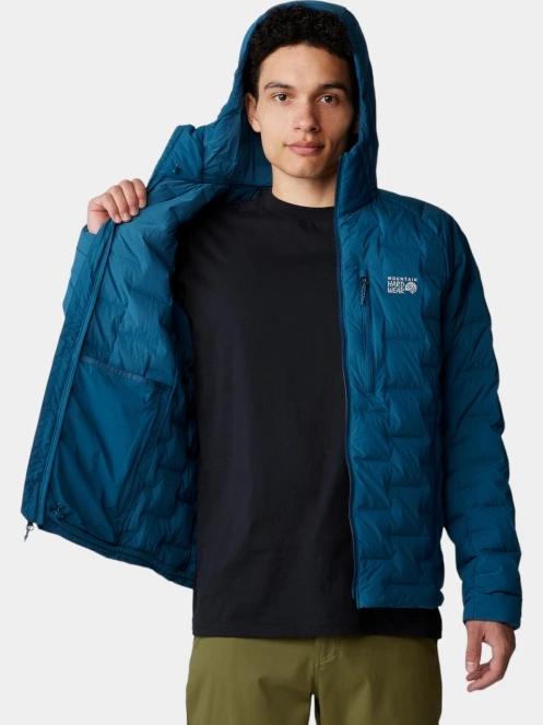 jacheta de puf pt. barbati Mountain Hardwear Stretchdown Hoody albastru 6
