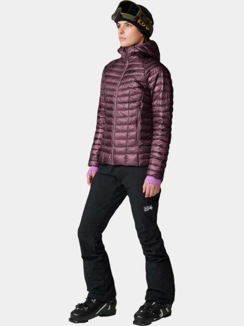 jacheta de puf pt. femei Mountain Hardwear Ghost Whisperer Hoody rosu 6
