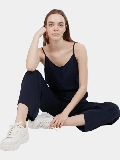 salopete pt. femei Fundango Alisha Jumpsuit albastru inchis 5