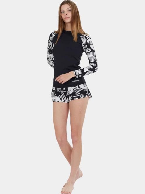 lycra cu maneci lungi pt. femei Fundango Joyce Long Sleeve Rashguard negru 4