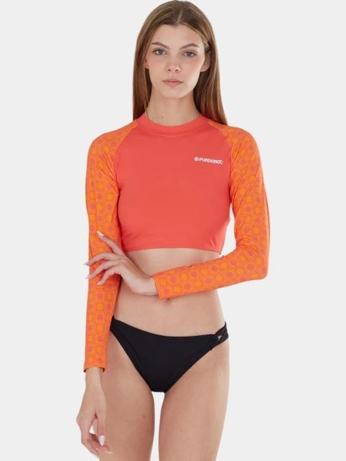 sutien bikini pt. femei Fundango Amelia Surf Top roz 2