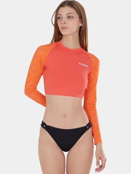 sutien bikini pt. femei Fundango Amelia Surf Top roz 5