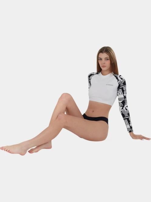 sutien bikini pt. femei Fundango Amelia Surf Top negru 7