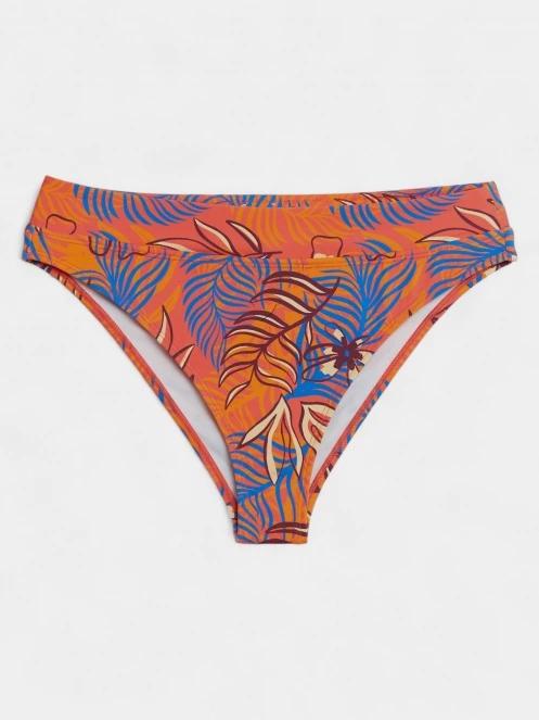 chiloti bikini pt. femei Fundango Sahara Mid Waist Full Bottom roz 8