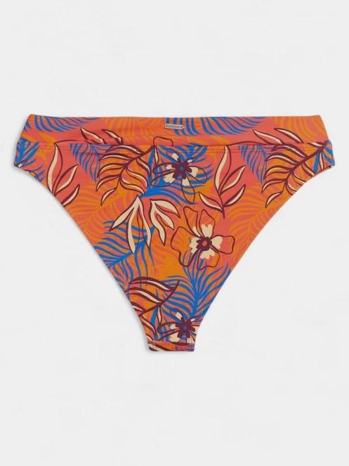 chiloti bikini pt. femei Fundango Sahara Mid Waist Full Bottom roz 9
