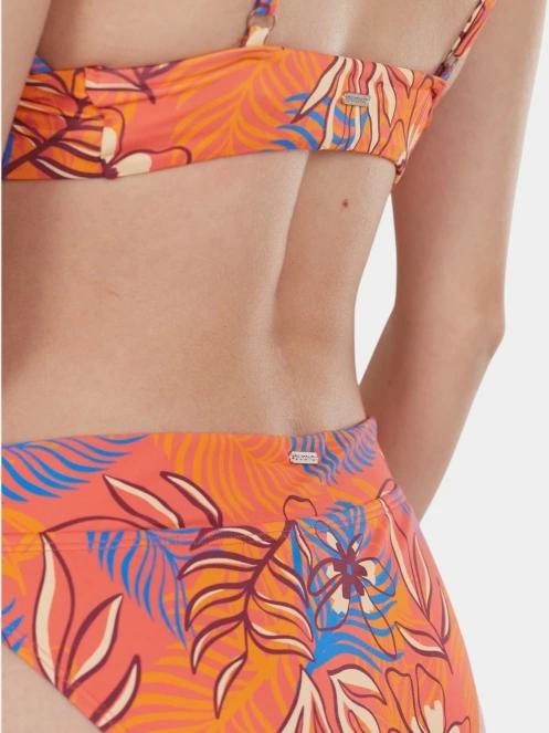 chiloti bikini pt. femei Fundango Sahara Mid Waist Full Bottom roz 5
