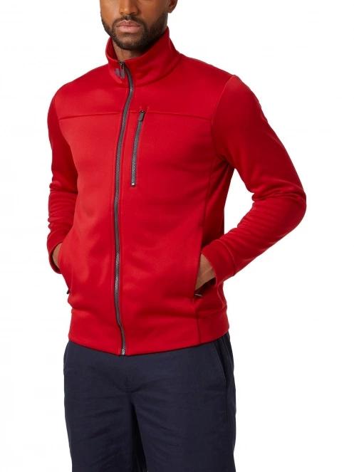 pulover polar pt. barbati Helly Hansen Crew Fleece Jacket rosu 2