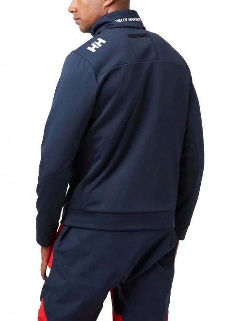 pulover polar pt. barbati Helly Hansen Crew Fleece Jacket albastru inchis 3