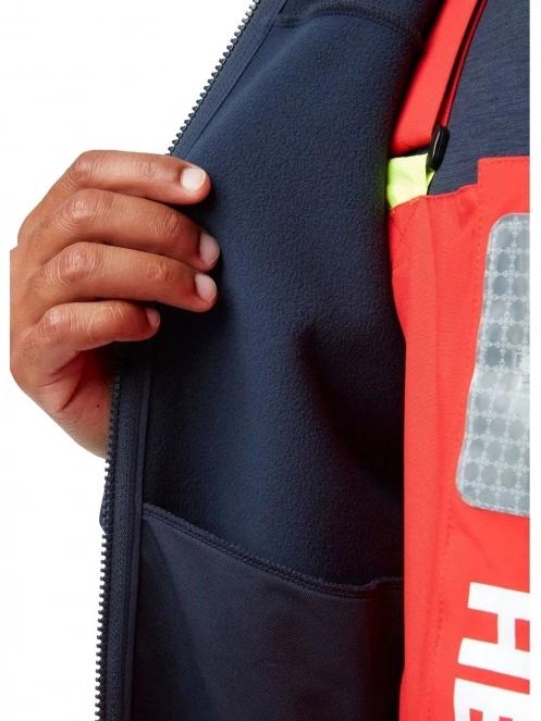 pulover polar pt. barbati Helly Hansen Crew Fleece Jacket albastru inchis 4