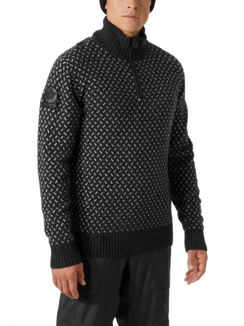 pulover pt. barbati Helly Hansen Arctic Icelander 1/2 Zip negru 2