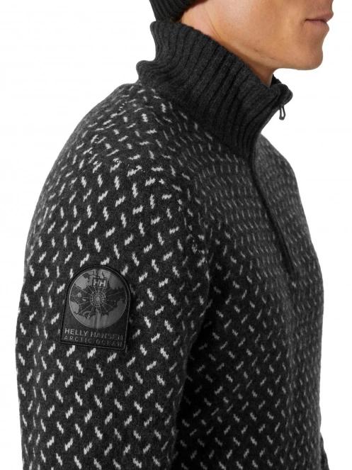 pulover pt. barbati Helly Hansen Arctic Icelander 1/2 Zip negru 5