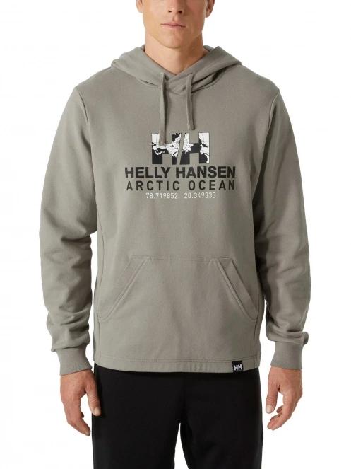 pulover cu gluga pt. barbati Helly Hansen Arctic Ocean Hoodie gri 2