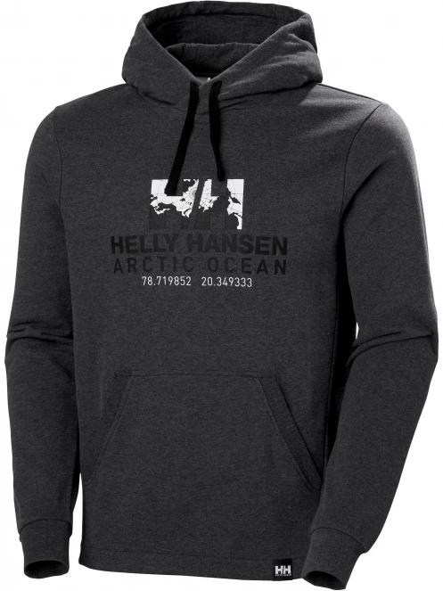 pulover cu gluga pt. barbati Helly Hansen Arctic Ocean Hoodie gri 6