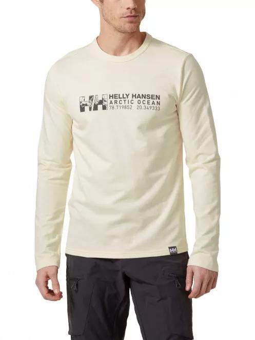 tricou cu maneci lungi pt. barbati Helly Hansen Arctic Ocean Long Sleeve alb 2