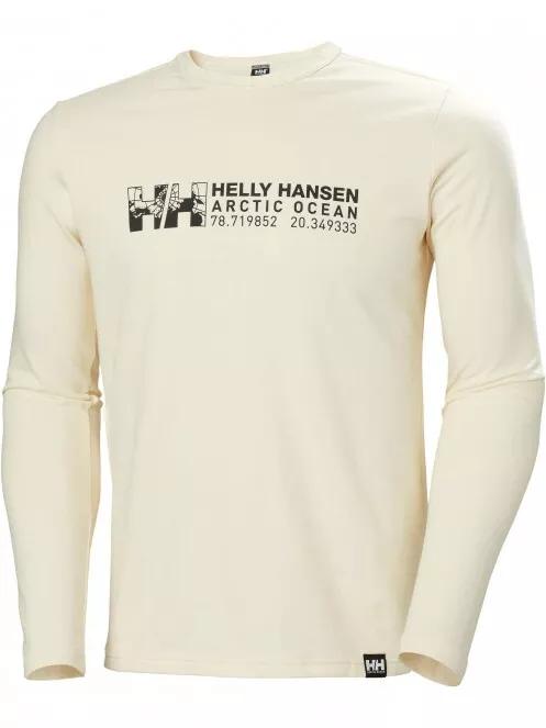 tricou cu maneci lungi pt. barbati Helly Hansen Arctic Ocean Long Sleeve alb 4