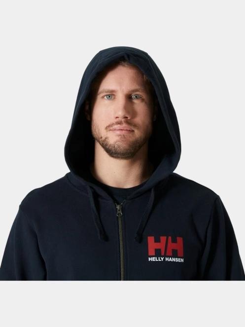 pulover cu gluga pt. barbati Helly Hansen Hh Logo Full Zip Hoodie 2.0 albastru inchis 4