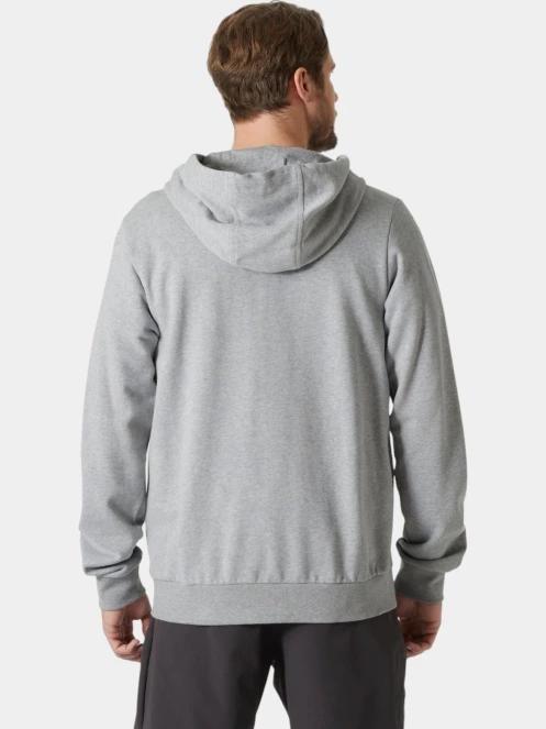 pulover cu gluga pt. barbati Helly Hansen Hh Logo Full Zip Hoodie 2.0 gri 3