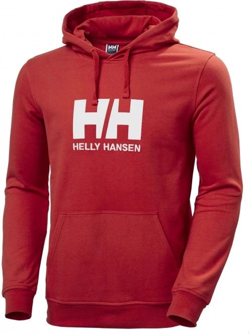 pulover cu gluga pt. barbati Helly Hansen Hh Logo Hoodie rosu 2