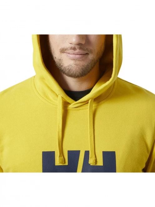 pulover cu gluga pt. barbati Helly Hansen Hh Logo Hoodie galben 4