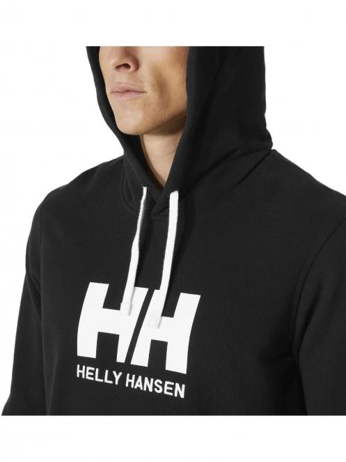 pulover cu gluga pt. barbati Helly Hansen Hh Logo Hoodie negru 4