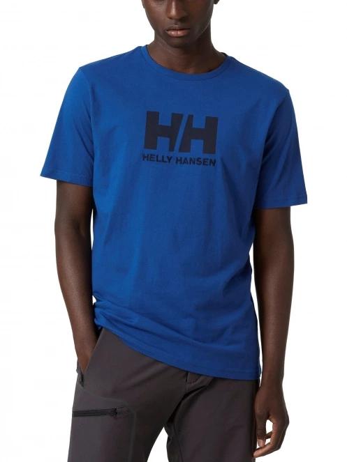 tricou cu maneci scurte pt. barbati Helly Hansen Hh Logo T-Shirt albastru 2