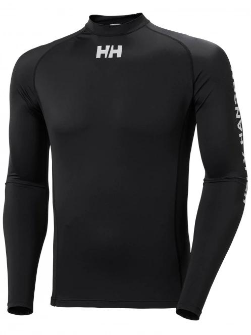 lycra cu maneci lungi pt. barbati Helly Hansen Waterwear Rashguard negru 2