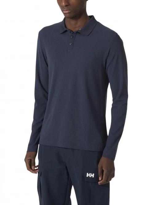 tricou cu maneci lungi pt. barbati Helly Hansen Crewline Ls Polo albastru inchis 2
