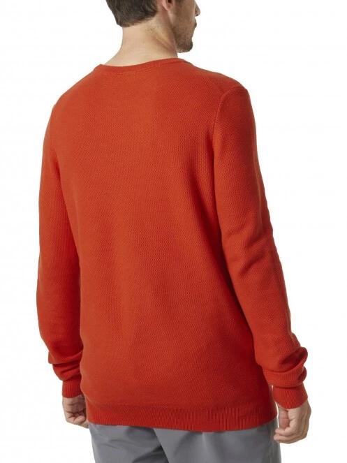tricou cu maneci lungi pt. barbati Helly Hansen Skagen Sweater rosu 3