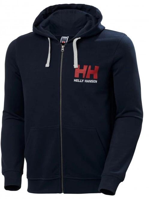 pulover cu gluga pt. barbati Helly Hansen Hh Logo Full Zip Hoodie albastru inchis 2