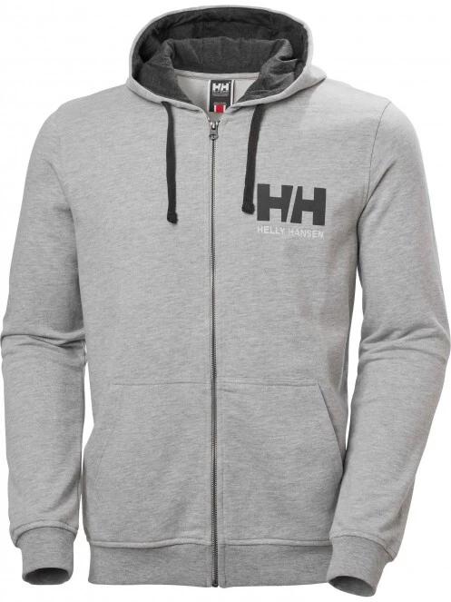 pulover cu gluga pt. barbati Helly Hansen Hh Logo Full Zip Hoodie gri 5