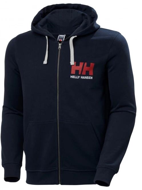 pulover cu gluga pt. barbati Helly Hansen Hh Logo Full Zip Hoodie albastru inchis 2