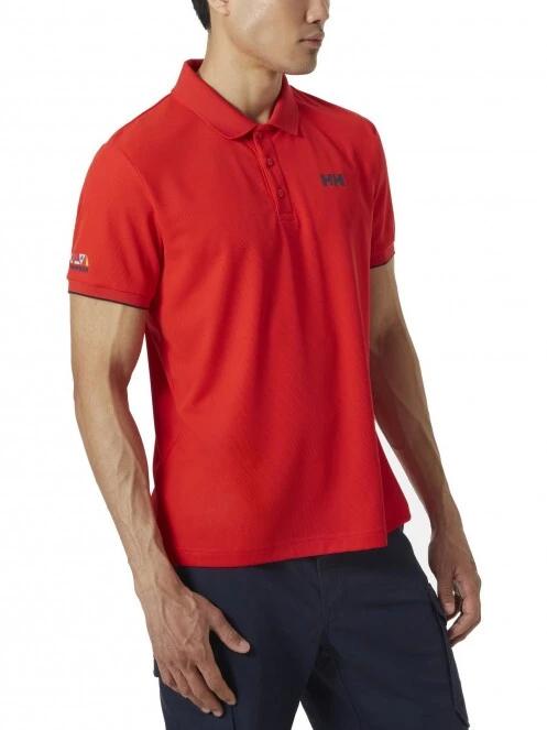 tricou cu guler pt. barbati Helly Hansen Ocean Polo rosu 2