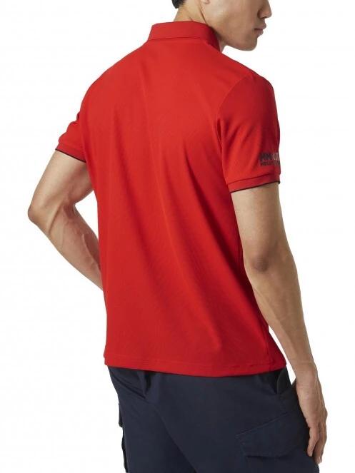 tricou cu guler pt. barbati Helly Hansen Ocean Polo rosu 3