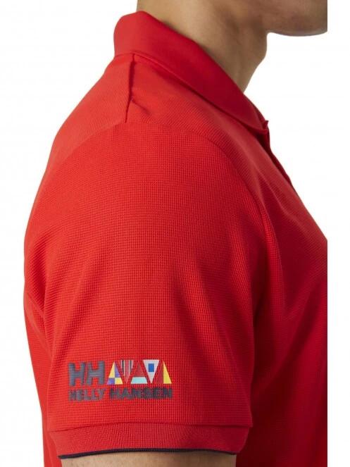 tricou cu guler pt. barbati Helly Hansen Ocean Polo rosu 5