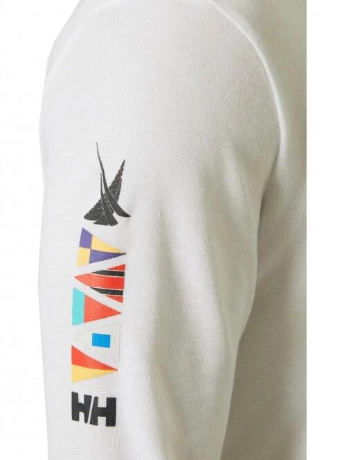 tricou cu guler pt. barbati Helly Hansen Skagerrak Quickdry Rugger alb 5