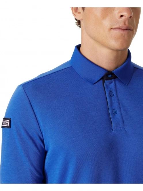 tricou cu maneci lungi si guler pt. barbati Helly Hansen Skagerrak Quickdry Rugger albastru 4