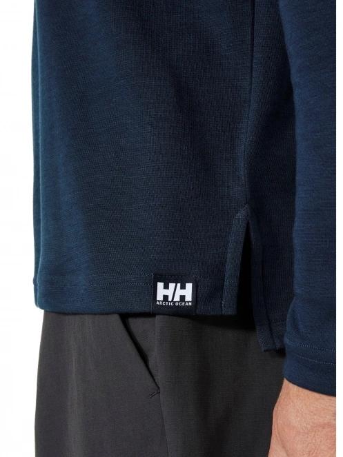 tricou cu maneci lungi si guler pt. barbati Helly Hansen Skagerrak Quickdry Rugger albastru inchis 5