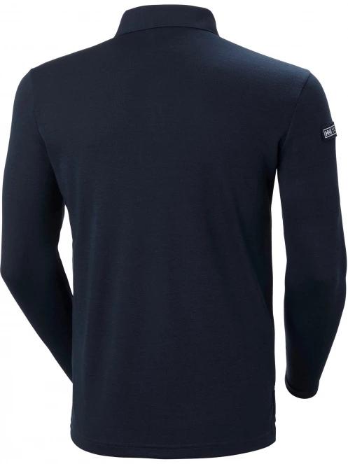 tricou cu maneci lungi si guler pt. barbati Helly Hansen Skagerrak Quickdry Rugger albastru inchis 7
