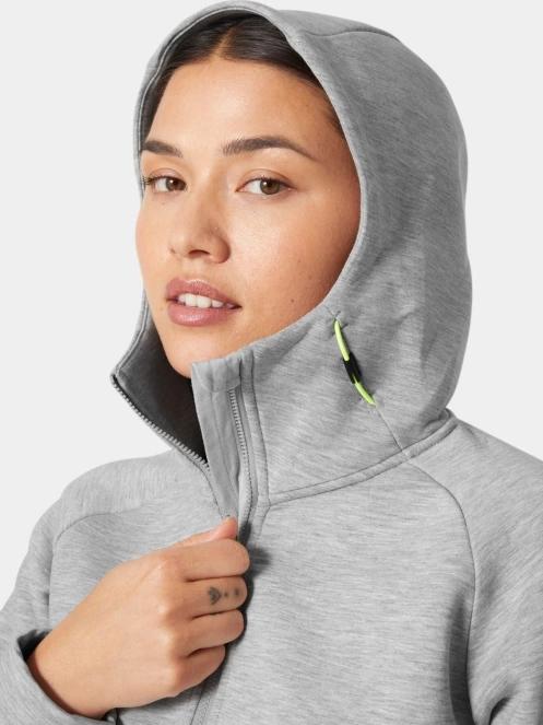 pulover cu gluga pt. femei Helly Hansen W Hp Ocean Fz Jacket 2.0 gri 4