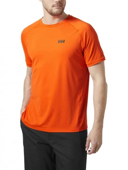 tricou pentru sport, cu maneci scurte pt. barbati Helly Hansen Hp Ocean T-Shirt 2.0 portocaliu 2