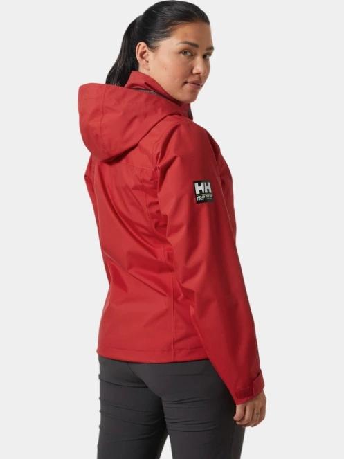 jacheta pentru navigatie pt. femei Helly Hansen W Crew Hooded Jacket 2.0 rosu 3