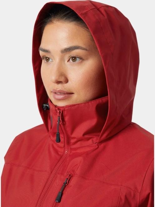 jacheta pentru navigatie pt. femei Helly Hansen W Crew Hooded Jacket 2.0 rosu 4