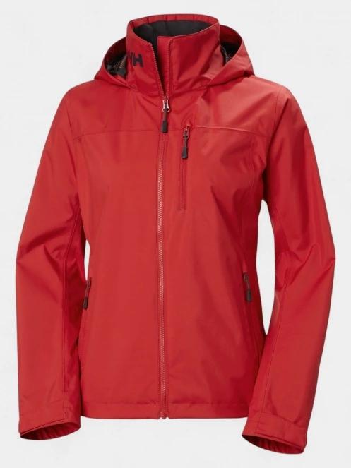 jacheta pentru navigatie pt. femei Helly Hansen W Crew Hooded Jacket 2.0 rosu 7