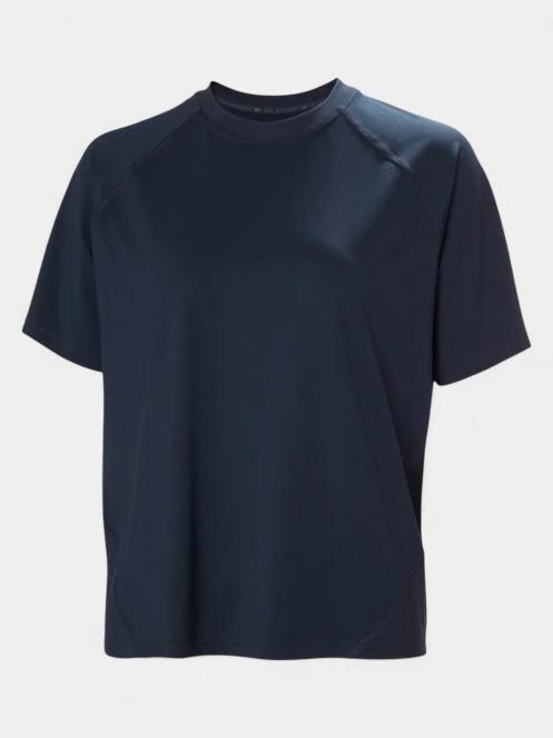 tricou cu maneci scurte pt. femei Helly Hansen W Ocean T-Shirt albastru inchis 2