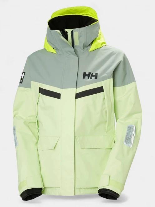 jacheta pentru navigatie pt. femei Helly Hansen W Pier 4.0 Jacket verde 8